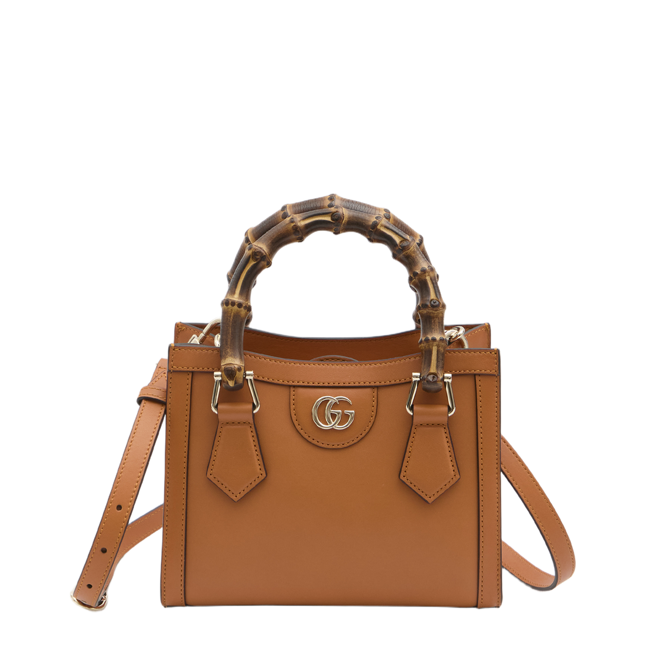 Gucci Diana Small Leather Tote Bag - Orange – MAYFEYR