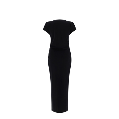 Long Black Nadela Jersey Dress