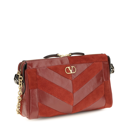 MAYFEYR - Valentino - Panthea Shoulder Bag Chevron Pattern - 9W2B0S99DED