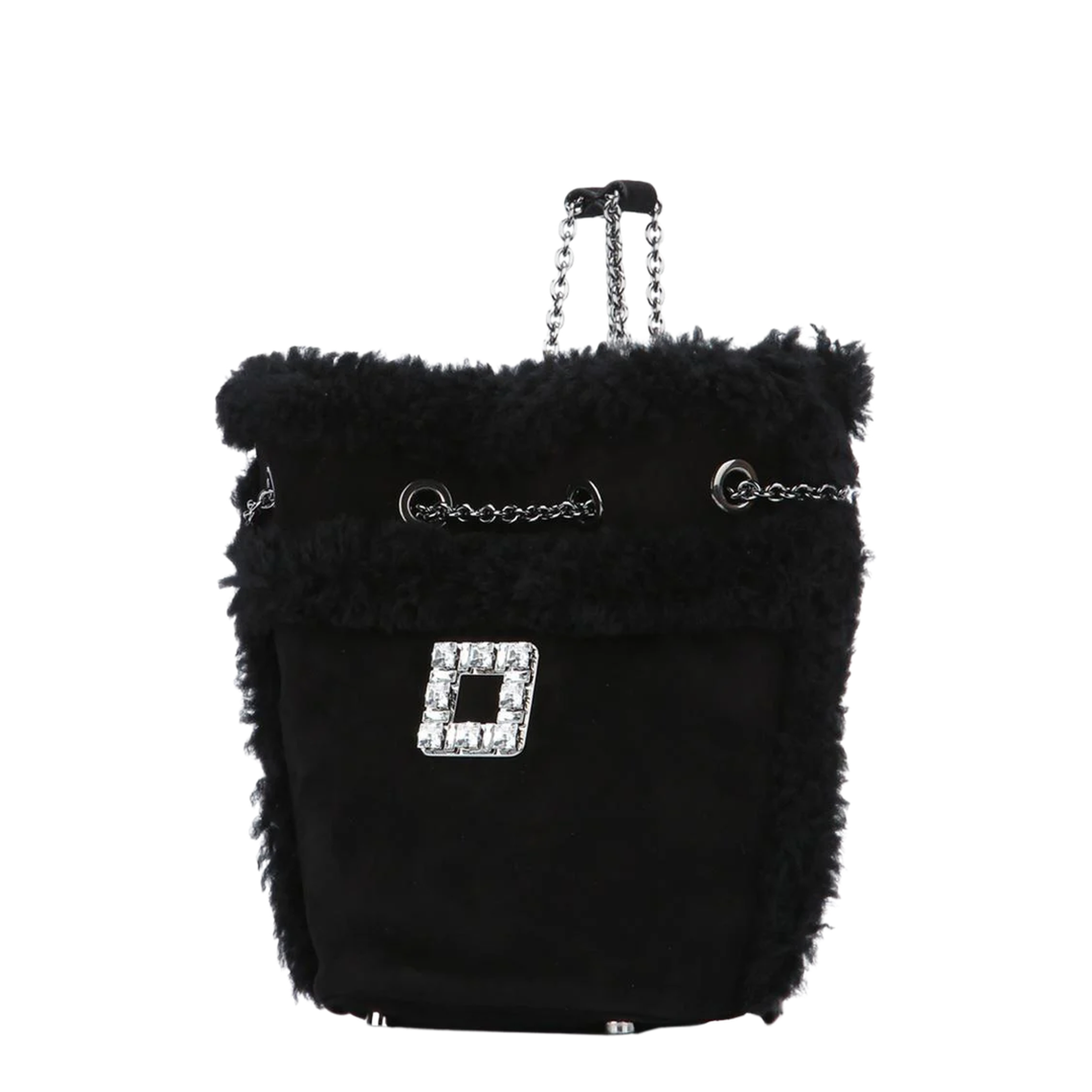 Très Backpack in Suede and Shearling