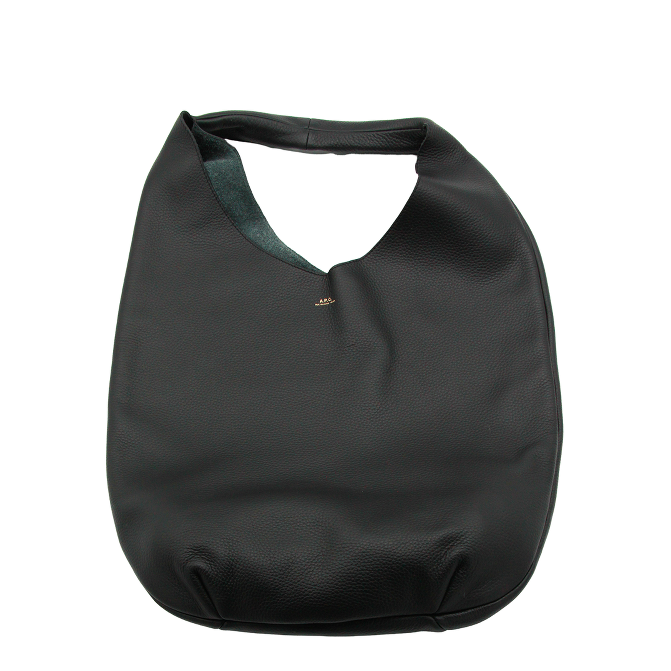 Le Neige Cowhide Leather Tote Bag - Noir