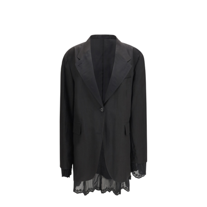MAYFEYR - Our Legacy - Reversible Drip Single Breasted Blazer - W2260RSBSOOTBLACK