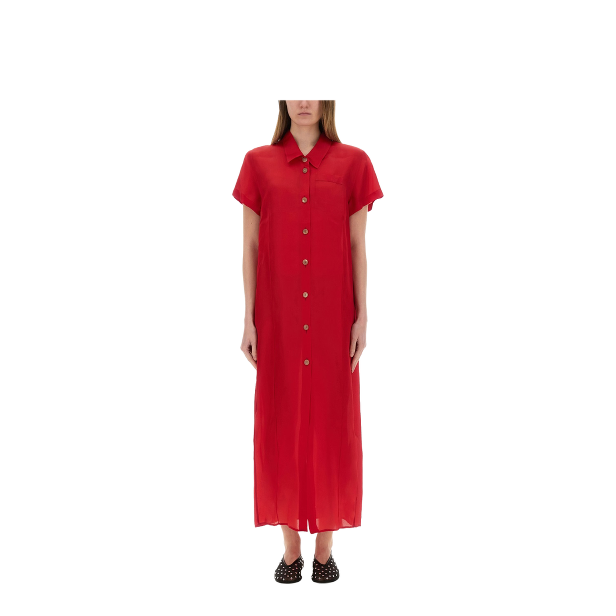 red khaite dress Khaite, Syd satin Maxi dress, Women, Red, US 0, Dresses, Silk