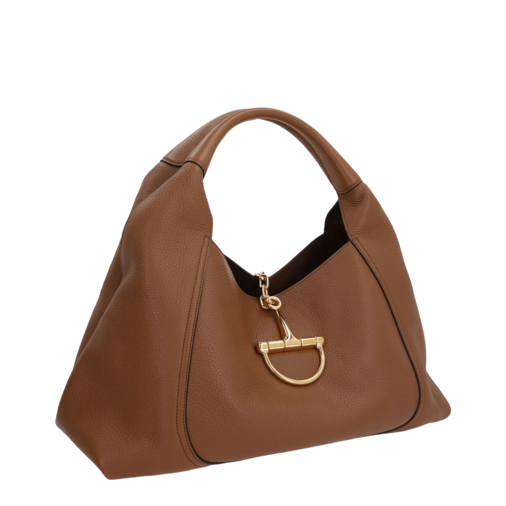 Softbit Maxi Leather Shoulder Bags - Brown