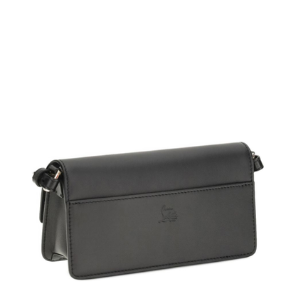Bettina Mini Lamb Nappa Crossbody Bag - Noir