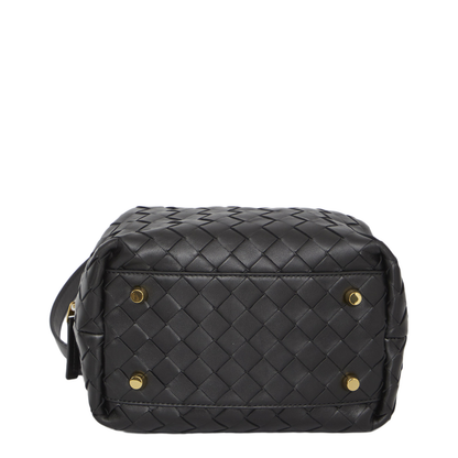Bauletto Mini Leather Handbags - Black