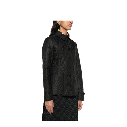 Quilted Jacket In Black