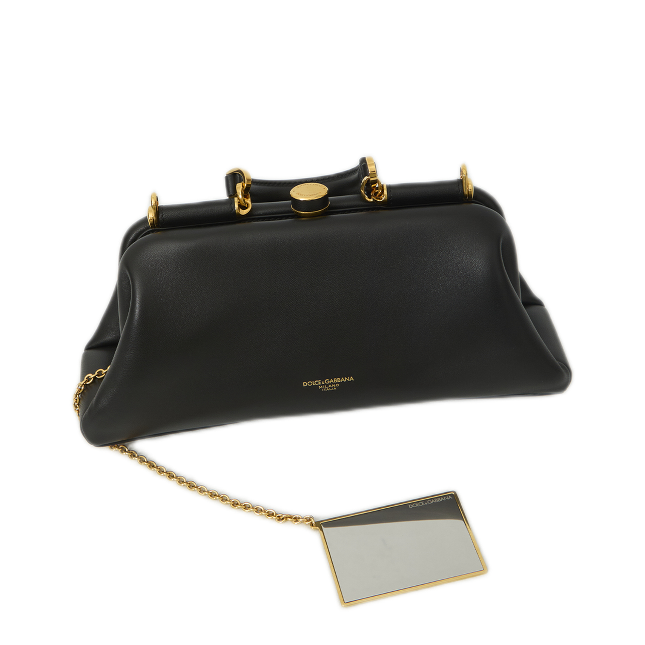 MAYFEYR - Dolce & Gabbana - Black Lambskin Shoulder Bag - BB7986BF98480999