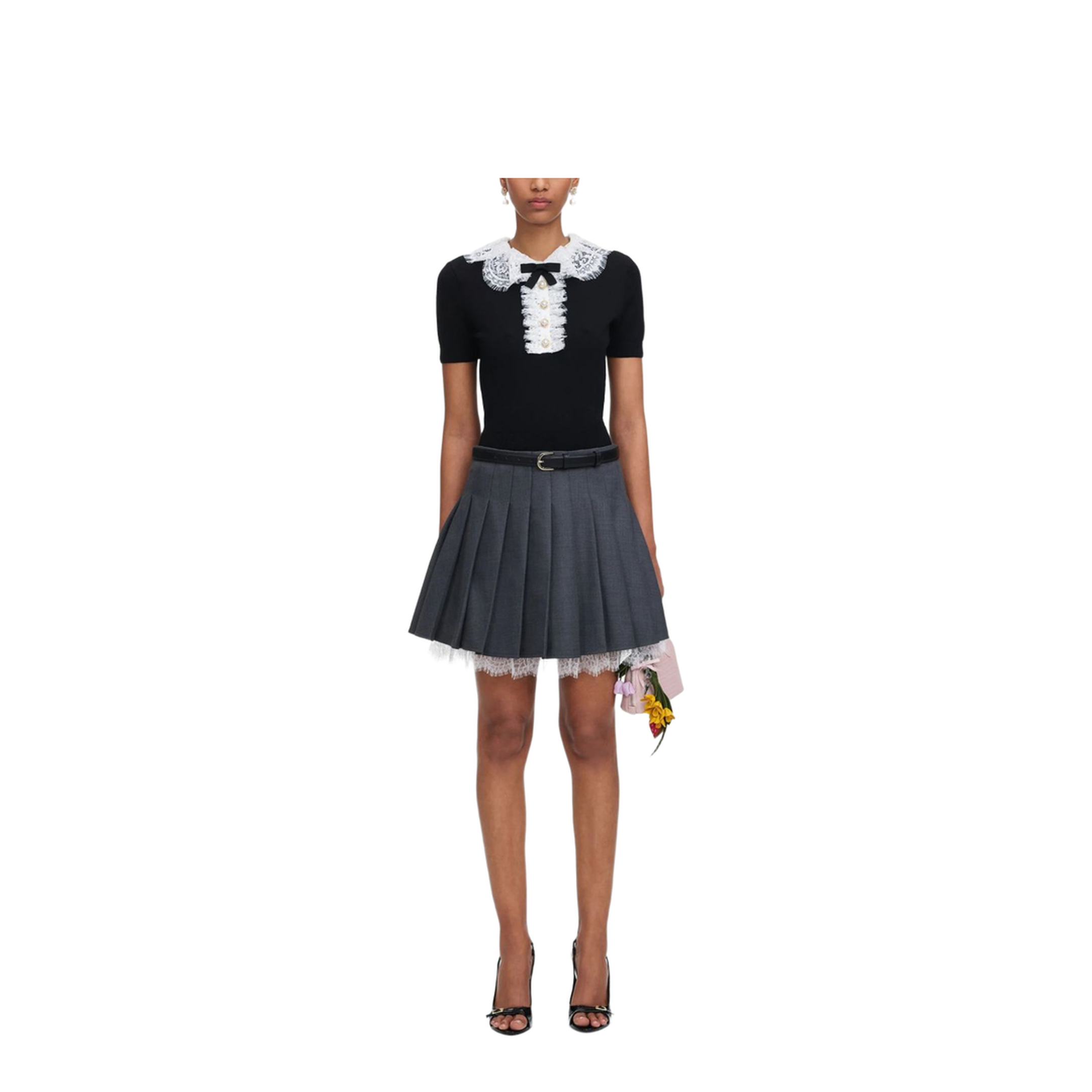 MAYFEYR - Self Portrait - Top Black - PF26-134T-BBLACK