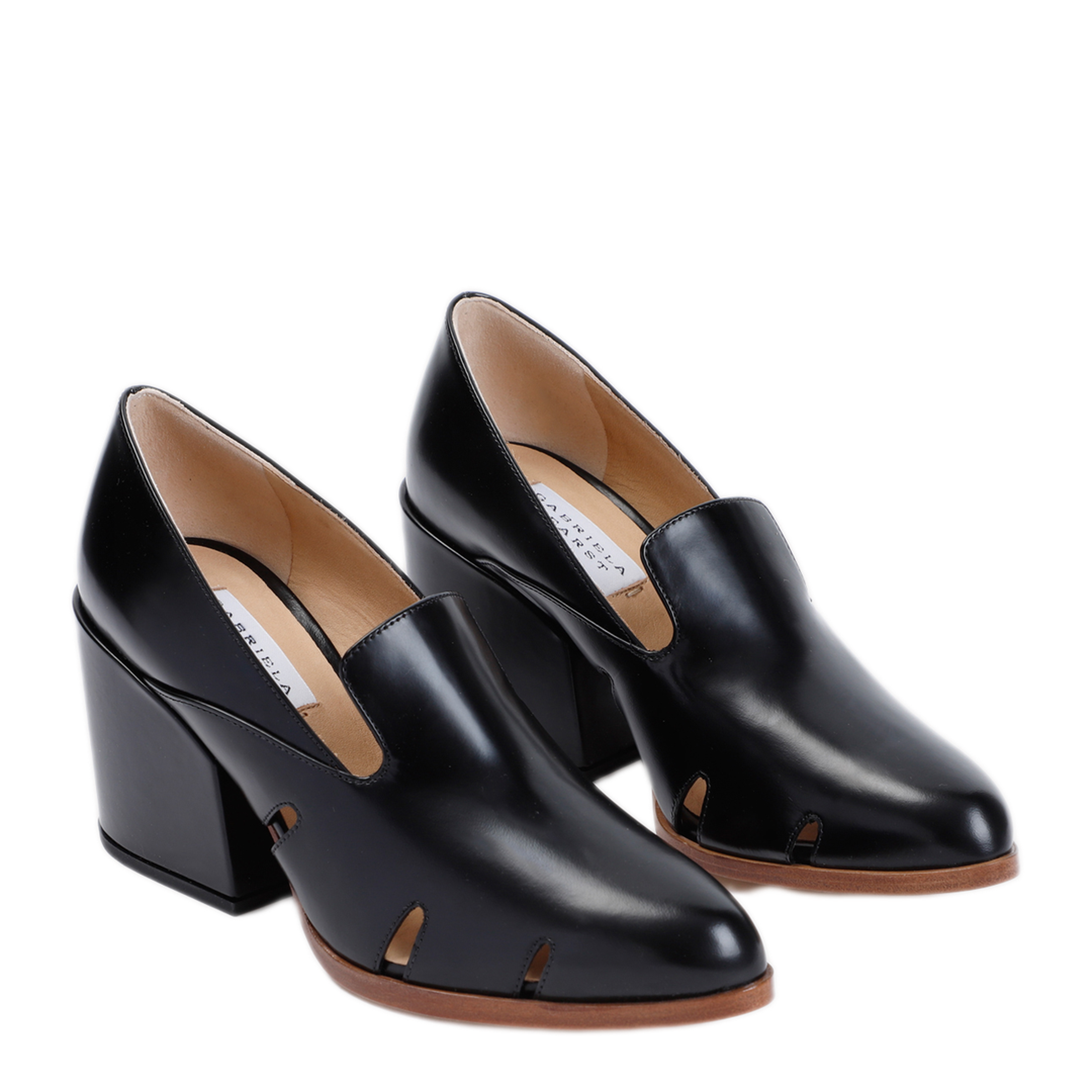 MAYFEYR - GABRIELA HEARST - Black Calf Leather Eliza Pumps - 4248528SZ001BLK