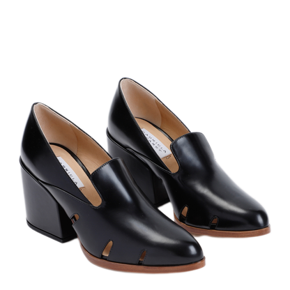 MAYFEYR - GABRIELA HEARST - Black Calf Leather Eliza Pumps - 4248528SZ001BLK
