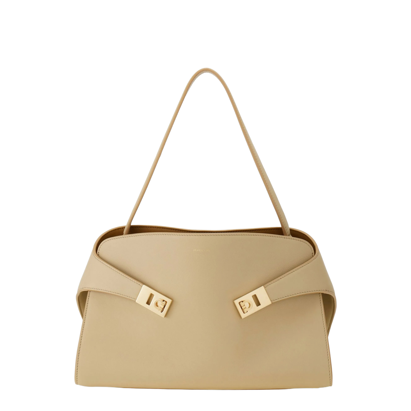Beige Hug Small Shoulder Bag