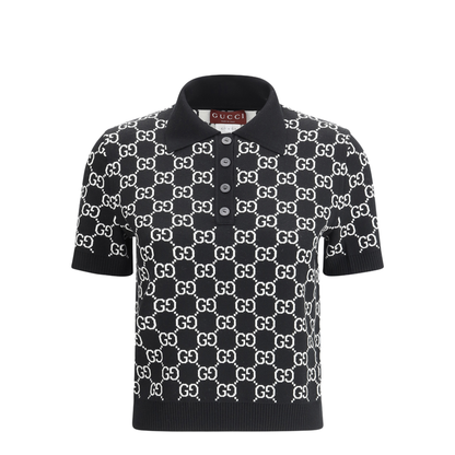 MAYFEYR - Gucci - Wool Jacquard Polo Top - 814273XKEJP