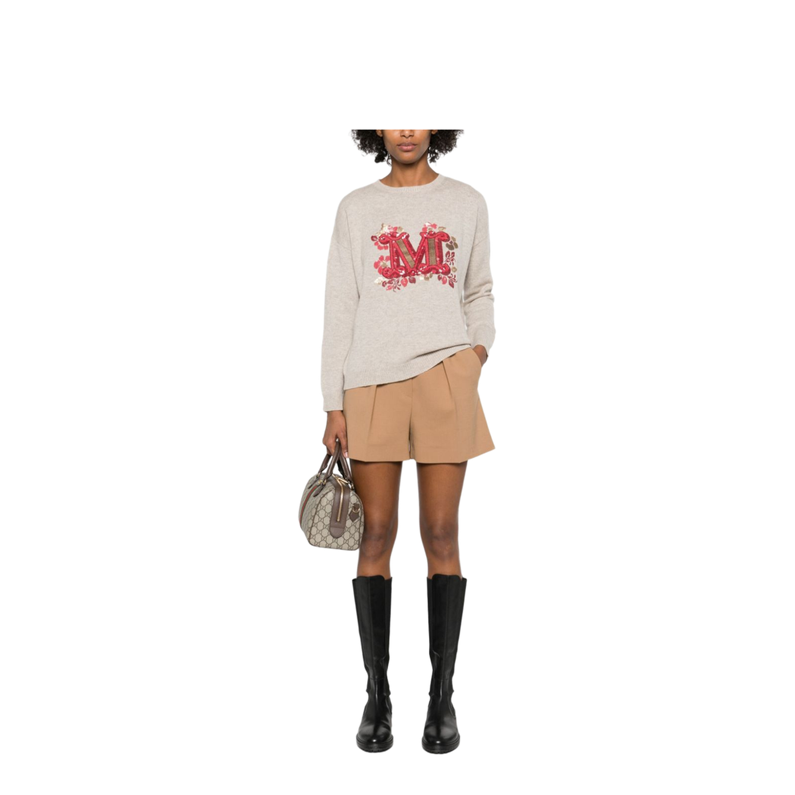 Brown Wool and Cashmere Jumper