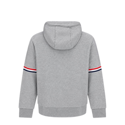 MAYFEYR - Thom Browne - Zip Through Hoodie In Pique Loopback - MJT592AJ0328055