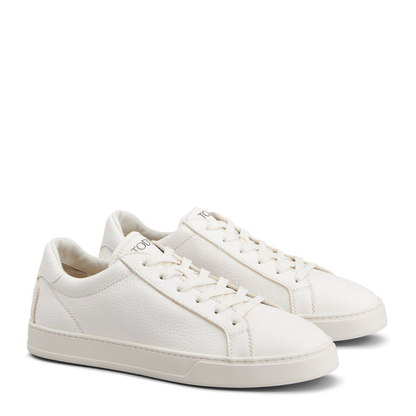 White Front Lace-Up Fastening Shoes