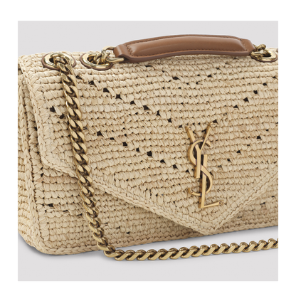 MAYFEYR - Saint Laurent - Crochet Raffia Chain Bag - 868579GAAFY2791