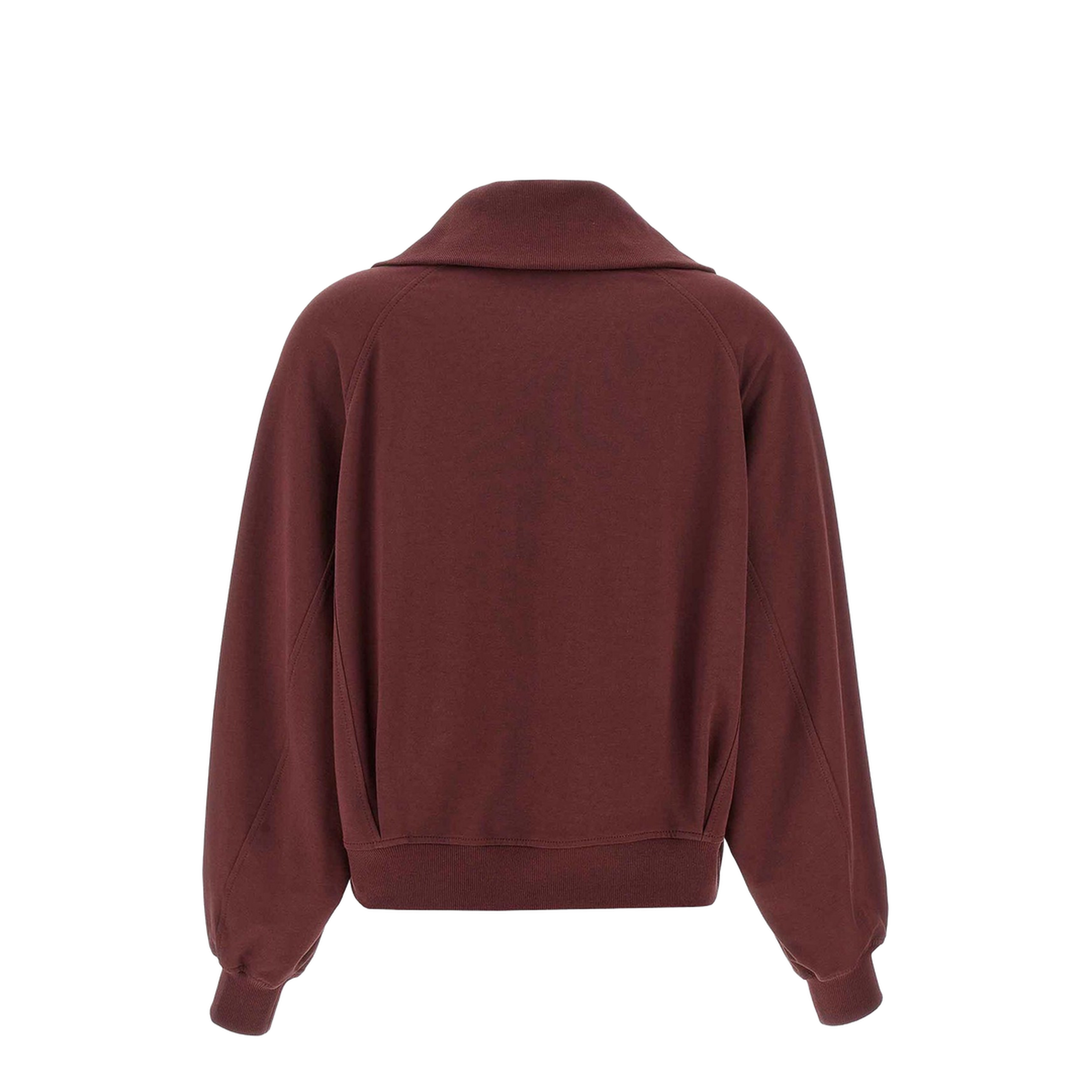 Shiny Flap Detail Sweatshirt