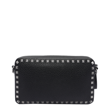 Rockstud Crossbody Bag - Black