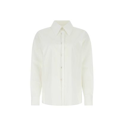 White Poplin Oversize Shirt