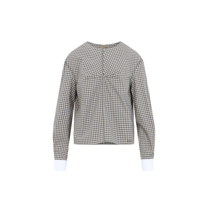 MAYFEYR - Marni - Checkered Cotton Shirt - TTMA0466QSUTC691CHW25