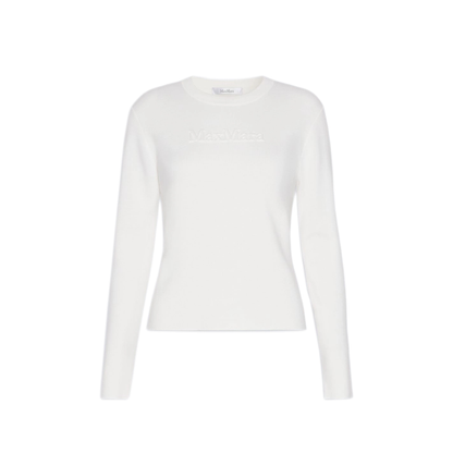 Ivory Wool Manto Sweater