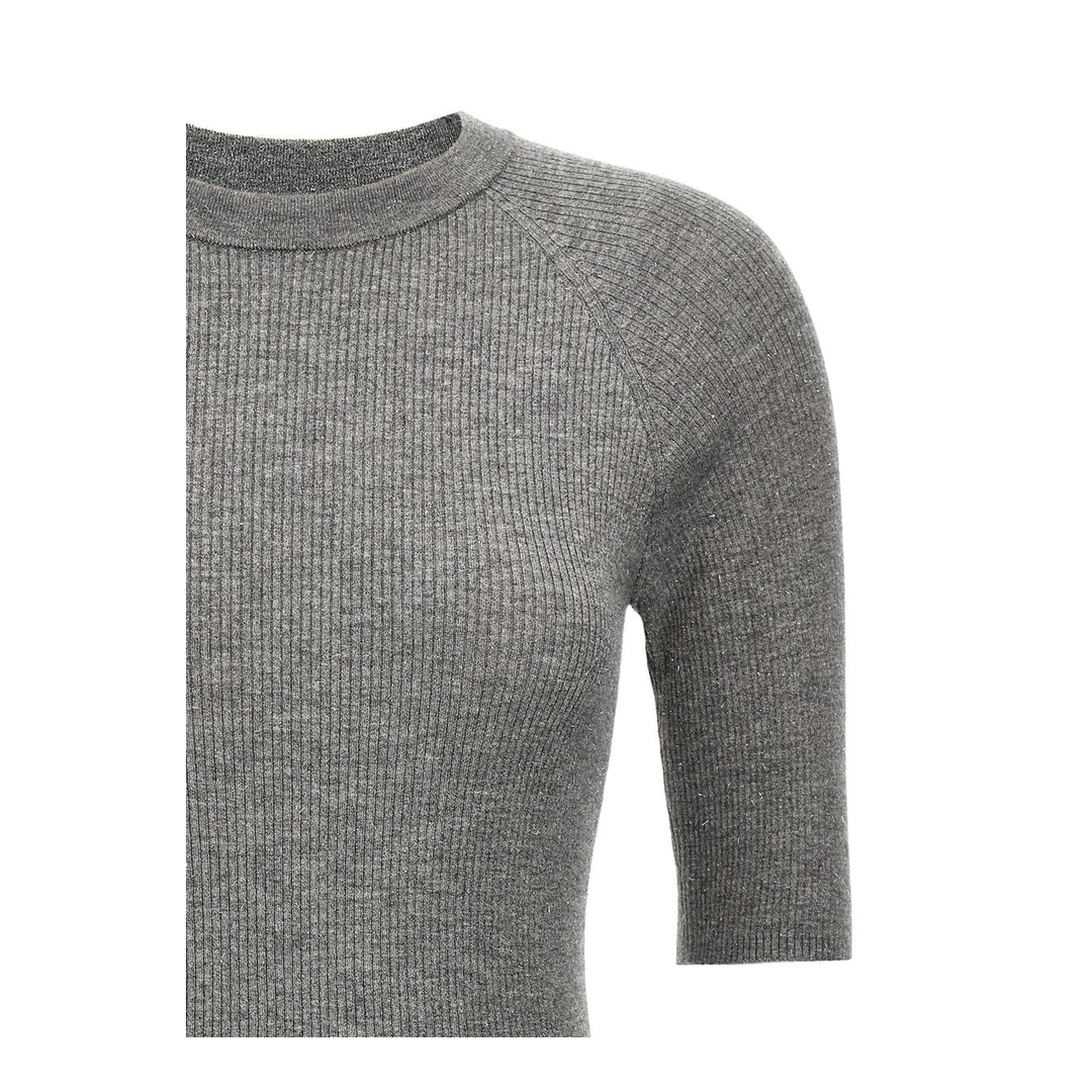 Lurex Ribbed Sweater