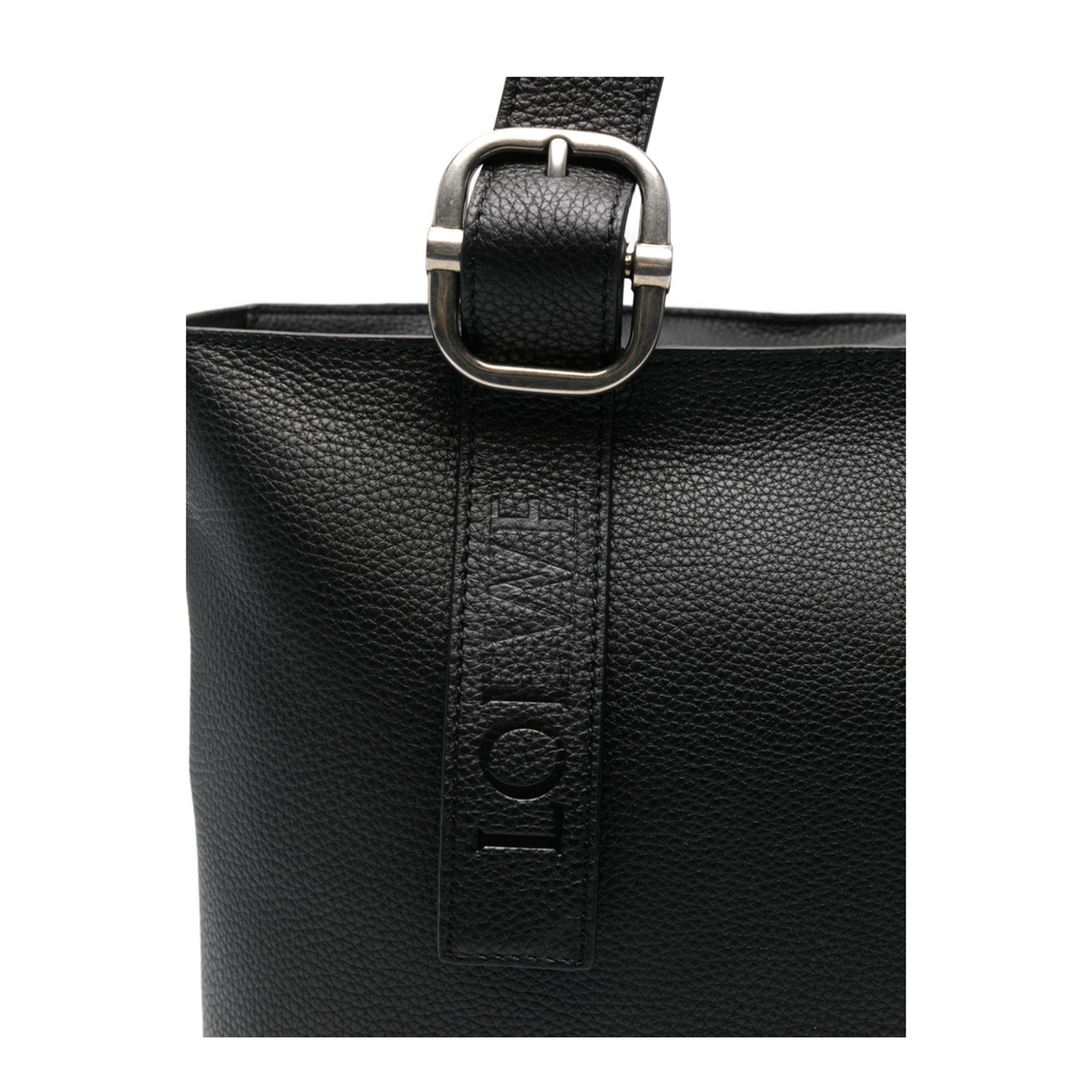 Loop Calfskin Tote - Black