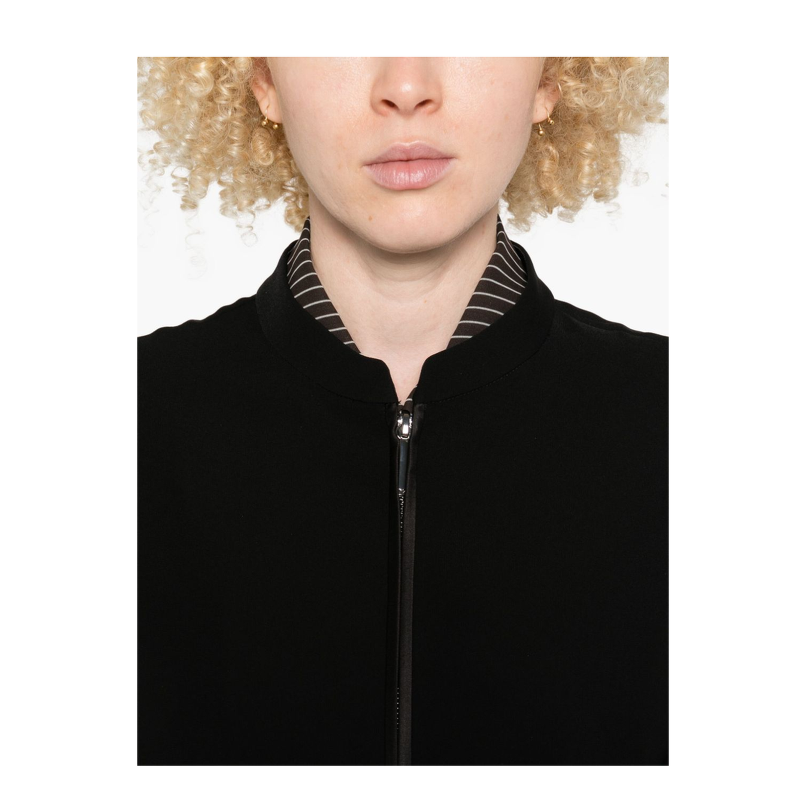 Technical Cady Blouson with Logo Embroidery