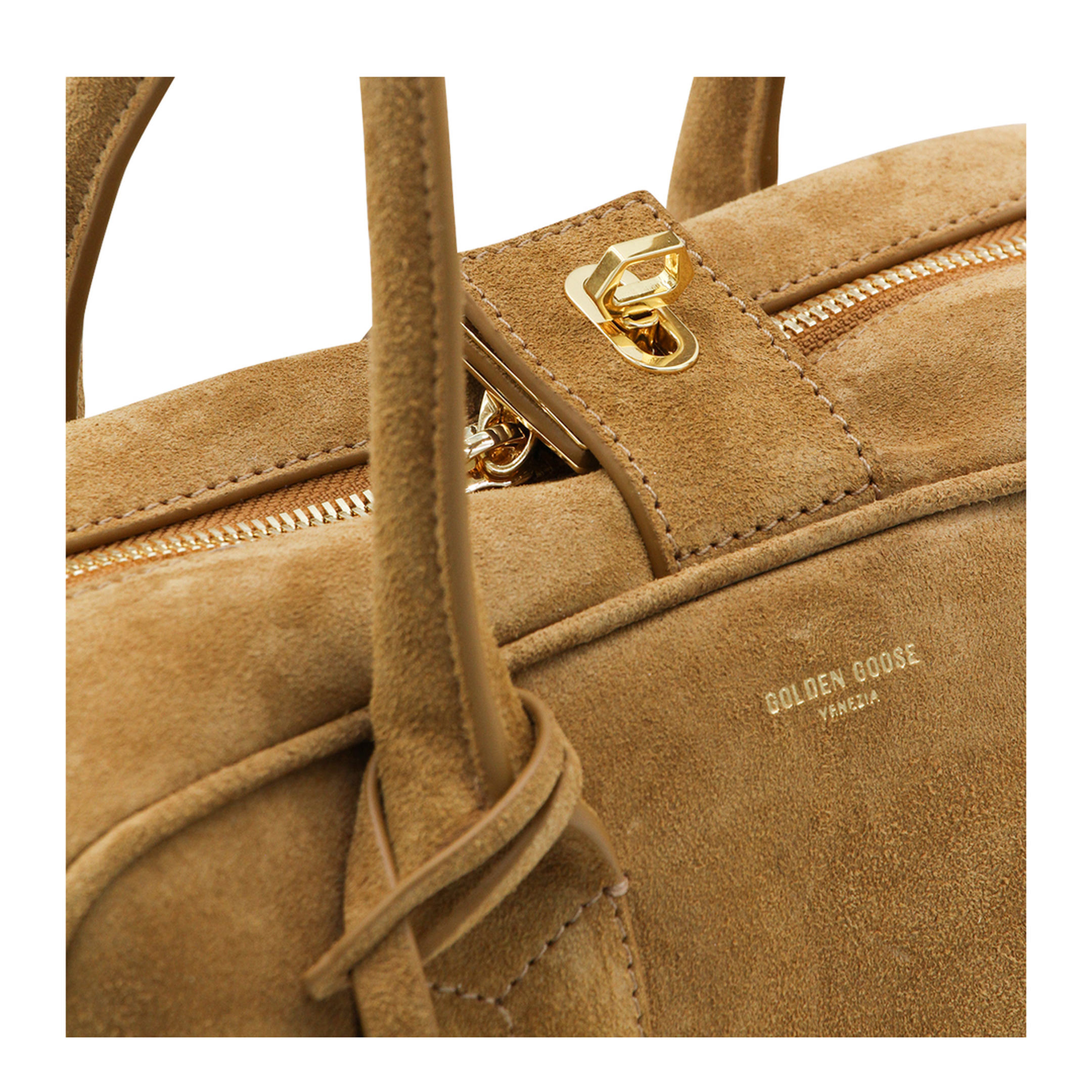 Vita Suede Leather Tote Bag