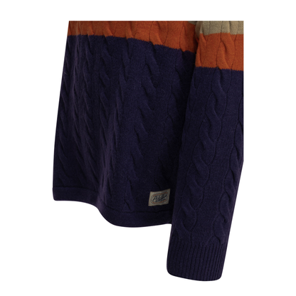 MAYFEYR - Polo Ralph Lauren - Rugby Polo Sweater - 710B23897001PURPLECOMBO