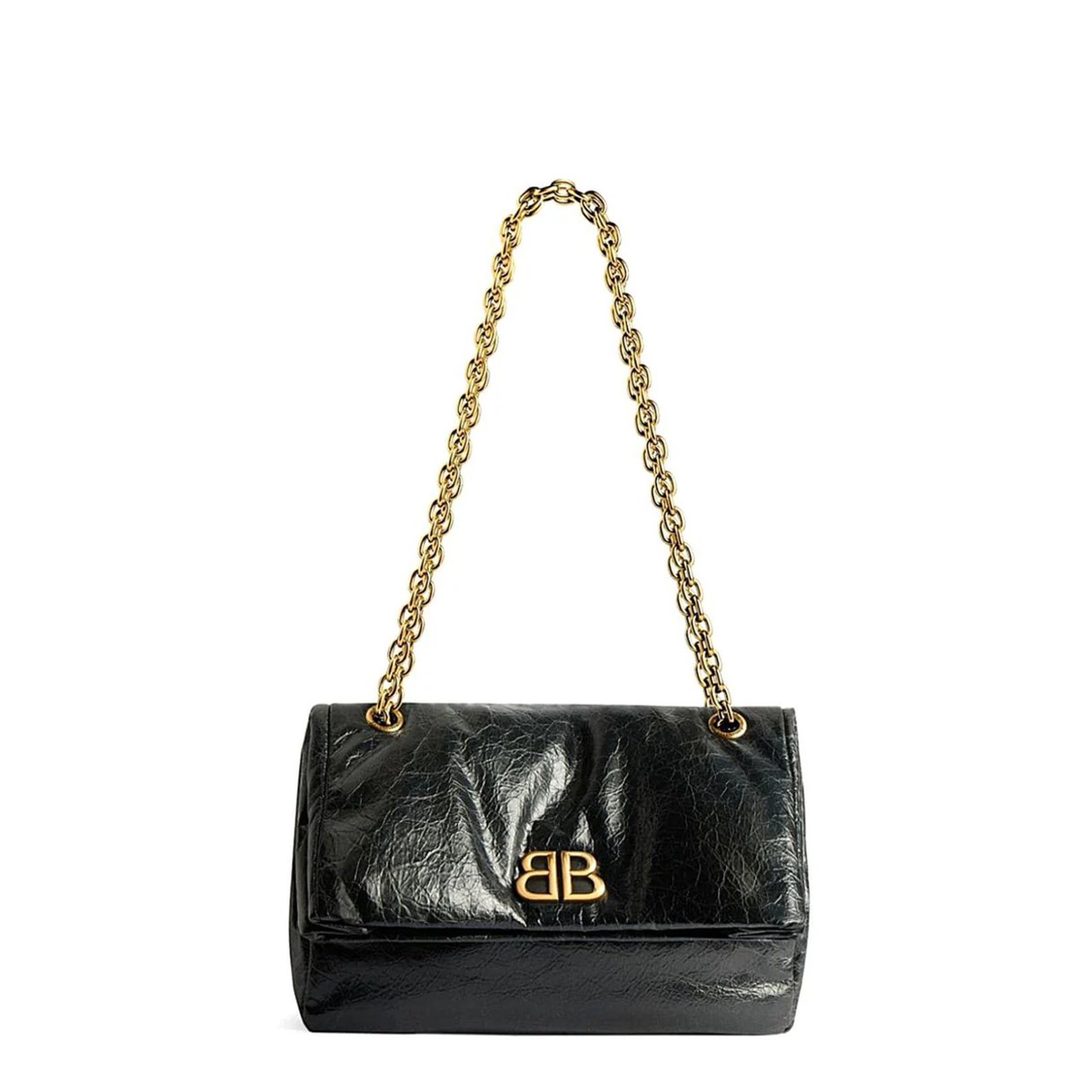 Monaco Chain Bag Small in Black