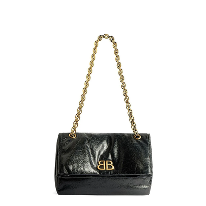 Monaco Chain Bag Small in Black