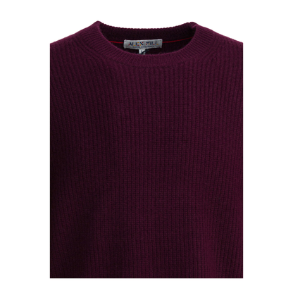 MAYFEYR - Alex Mill - Jordan Crewneck Sweater - 218MW0182599BORDEAUX