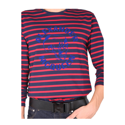 T-Shirt with Flocked Logo