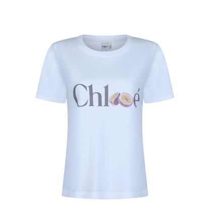 Baby Fit Logo T-Shirt in Cotton Jersey White