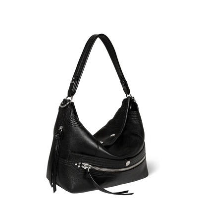 MAYFEYR - JÉRÔME DREYFUSS - Lucky Hobo Tote Bag - 45LUCKHOBUNOIRSILVER