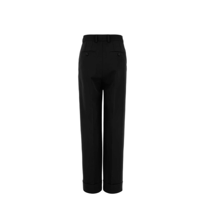 MAYFEYR - Dolce & Gabbana - Black Wool Pants - FTBM0TFU21EN0000