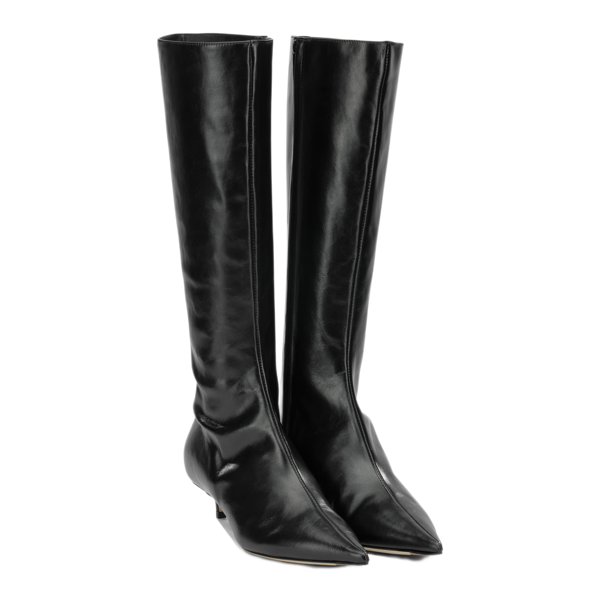 MAYFEYR - Jimmy Choo - Amis 35Mm Knee High Boots - AMISKB35GUVBLACK