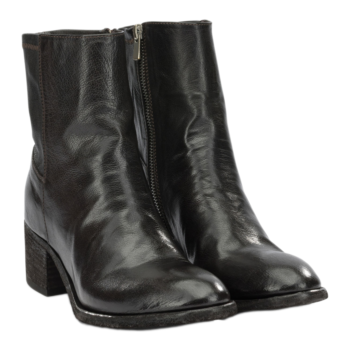 MAYFEYR - Officine Creative - Denner 127 Ankle Boots With Zipper - DENNER127IGNISSTRETCHTEBANO