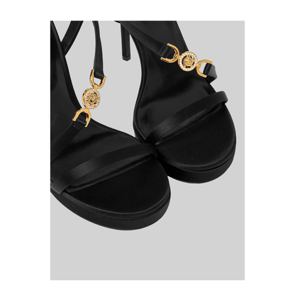 MAYFEYR - Versace - Decorated Satin Medusa 95 Sandals - 10121341A006191B00V