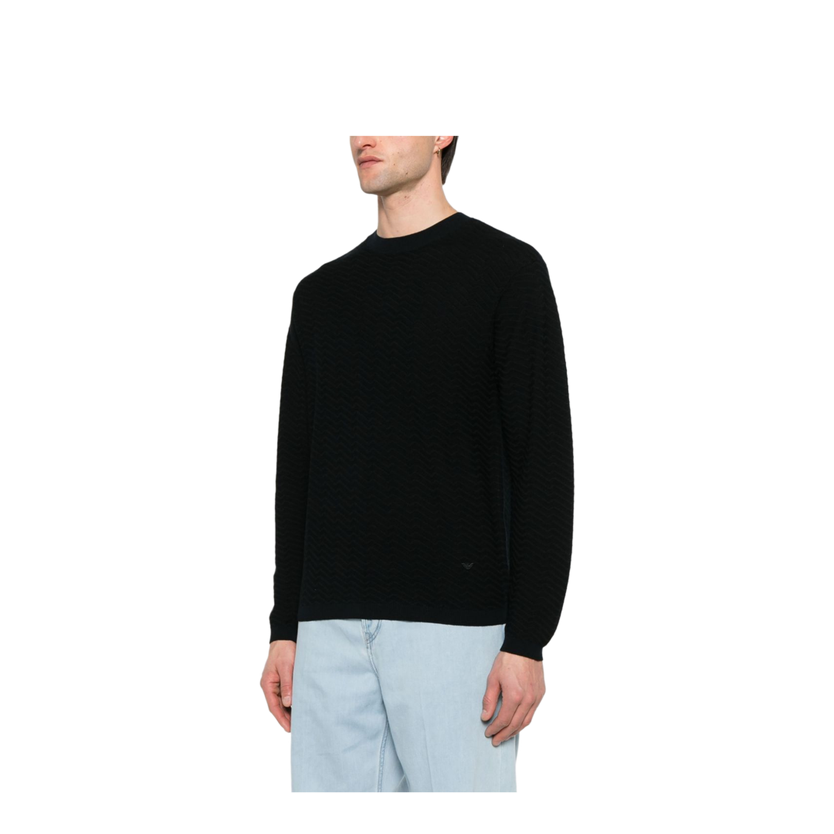Wool Blend Crewneck Sweater