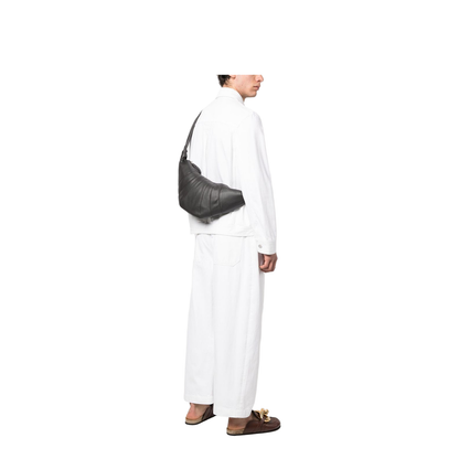 Croissant medium leather shoulder bag