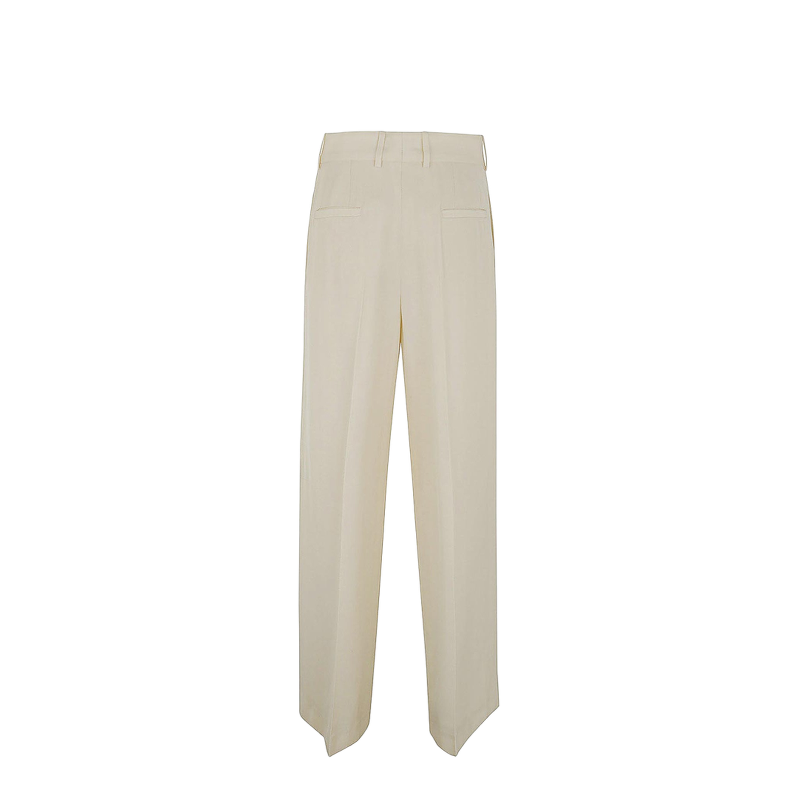 Wide Pleat-Front Trousers