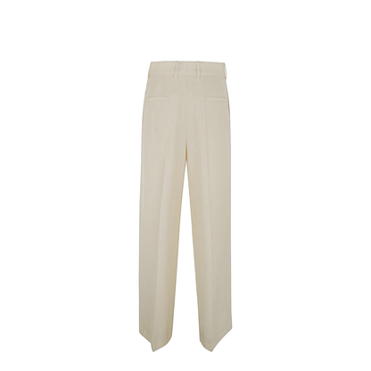 Wide Pleat-Front Trousers