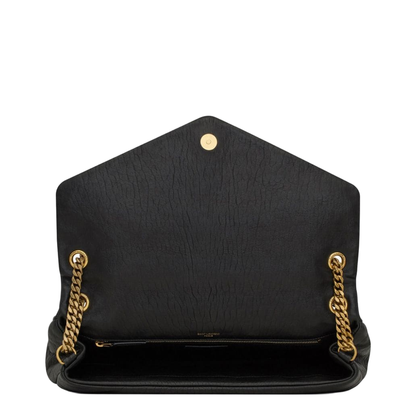 Cassandre Lambskin Pouch on Chain - Black