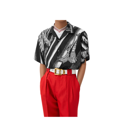 MAYFEYR - Versace - Printed Silk Twill Shirt - 10257031A186815B040