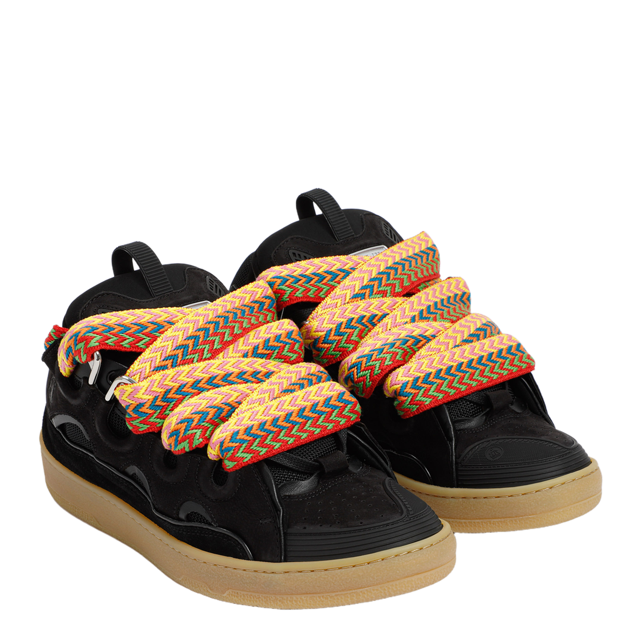 MAYFEYR - Lanvin - Leather Curb Sneakers - FUSKDK12DRA3P26