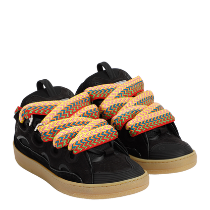 MAYFEYR - Lanvin - Leather Curb Sneakers - FUSKDK12DRA3P26