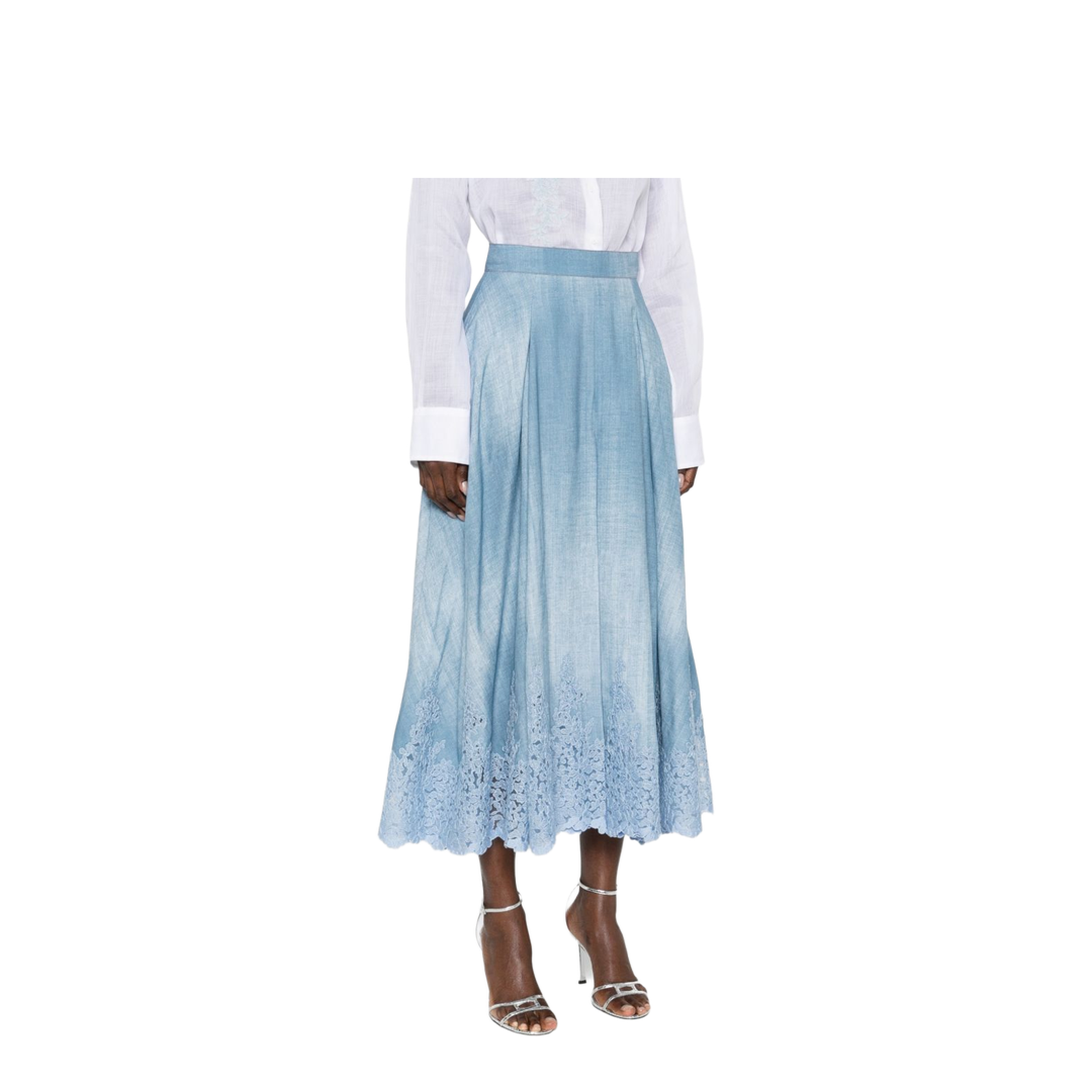 MAYFEYR - Ermanno Scervino - Skirt With Embroidery - D482O355APEMYS4217